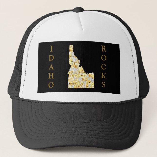 IDAHO ROCKS TRUCKER HAT (Front)