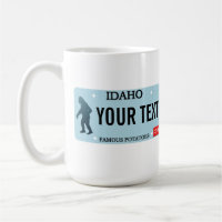 Idaho Sasquatch License Plate