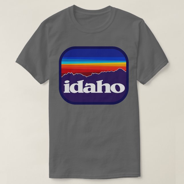 Idaho Sawtooths TShirt (Design Front)