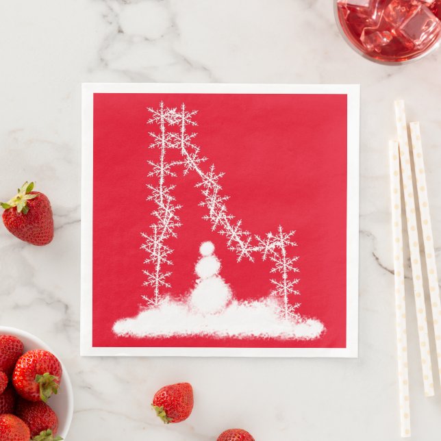 Idaho Snowflake Napkin (Insitu)