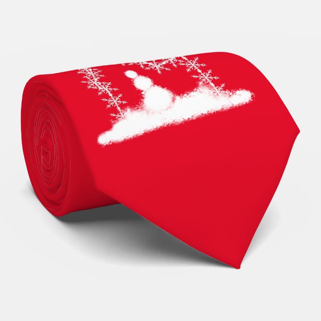 Idaho Snowflake Tie (Rolled)