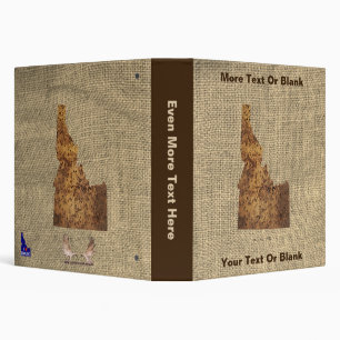 Idaho Spud Map 3 Ring Binder