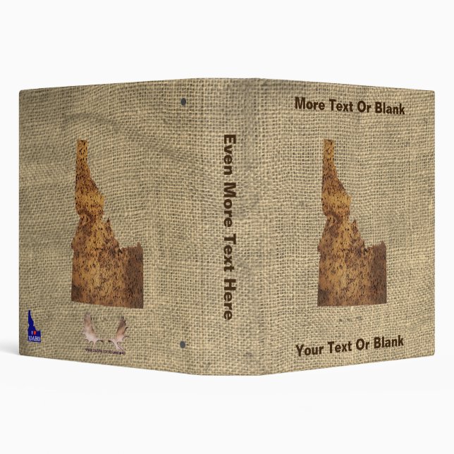 Idaho Spud Map Binder (Background)