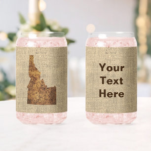 Idaho Spud Map Can Glass