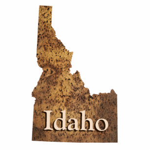 Idaho Spud Map Photo Sculpture Magnet