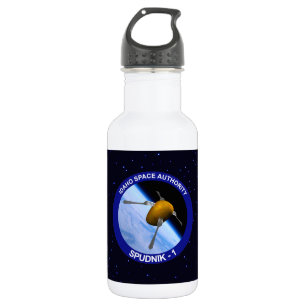 Idaho Spudnik Satellite Mission Patch 532 Ml Water Bottle