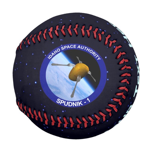 Idaho Spudnik Satellite Mission Patch Baseball (Front Right)