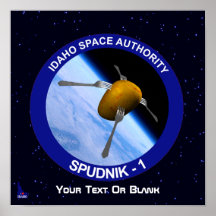 Idaho Spudnik Satellite Mission Patch