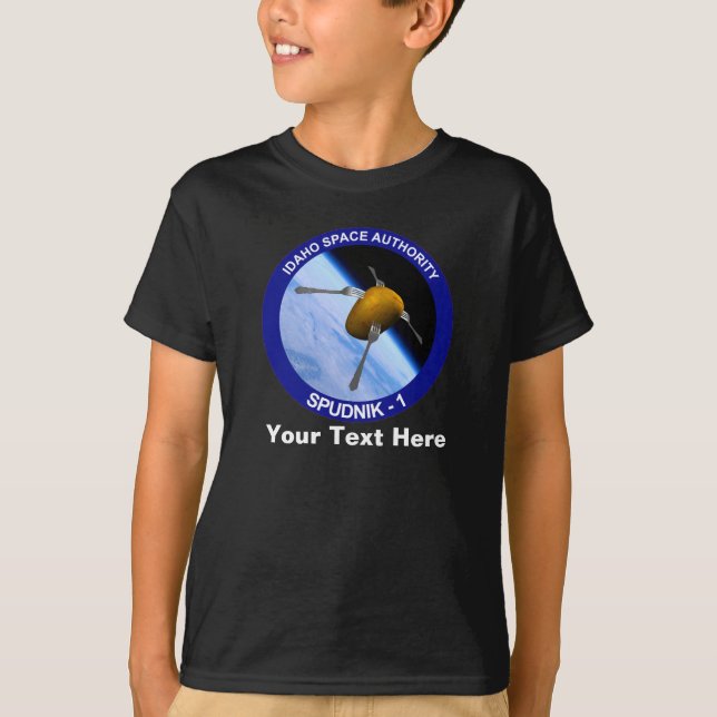Idaho Spudnik Satellite Mission Patch T-Shirt (Front)
