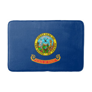 Idaho State Flag Design Bath Mat