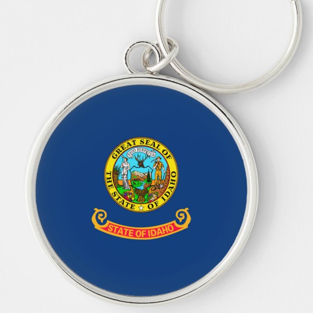 Idaho State Flag Design Keychain (Front)