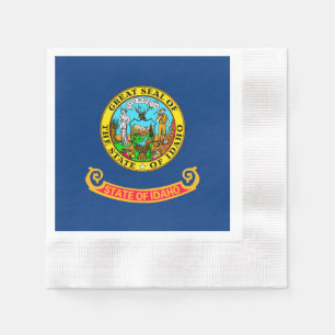 Idaho State Flag Design Napkin
