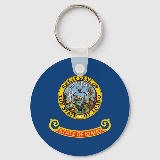 Idaho State Flag Keychain (Front)