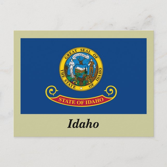 Idaho State Flag Postcard (Front)