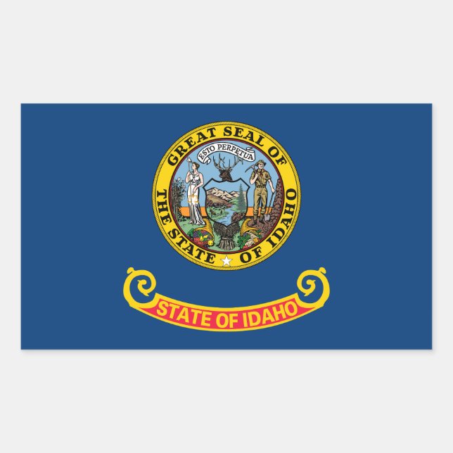 Idaho State Flag Sticker (Front)