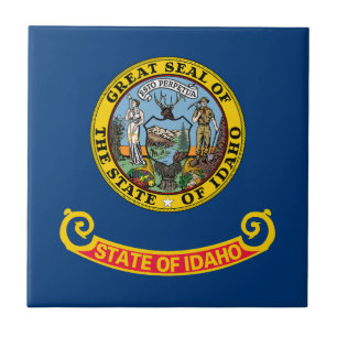 Idaho State Flag Tile