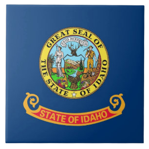 Idaho State Flag Tile