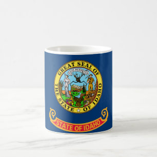 idaho state flag united america republic symbol coffee mug