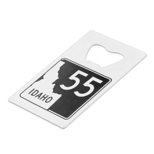Idaho State Highway 55 Credit Card Bottle Opener