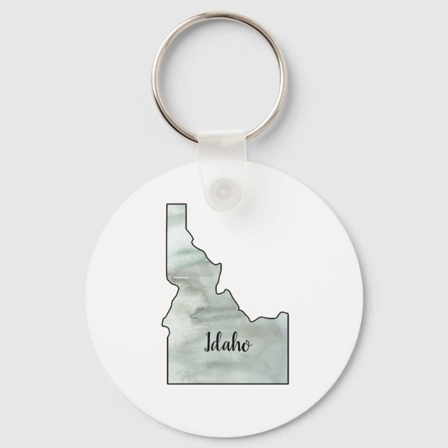 Idaho State Illustration Keychain (Front)