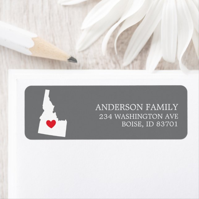 IDAHO State | Moving Return Address Label (Insitu)