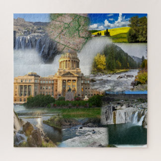 Idaho State Photo Collage 8 Photos Jigsaw Puzzle