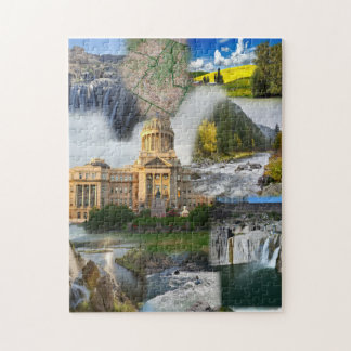 Idaho State Photo Collage 8 Photos Jigsaw Puzzle