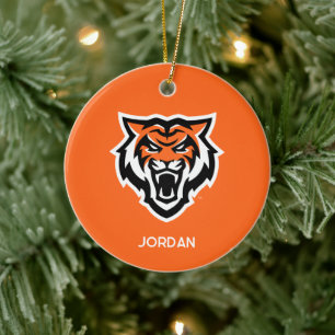 Idaho State University Bengals Spirit Design Ceramic Ornament