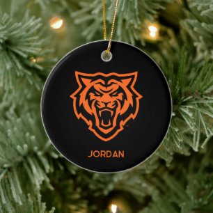 Idaho State University Bengals Spirit Design Ceramic Ornament