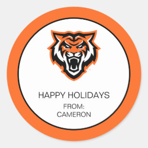 Idaho State University Bengals Spirit Design Classic Round Sticker