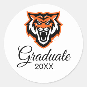 Idaho State University Bengals Spirit Design Classic Round Sticker