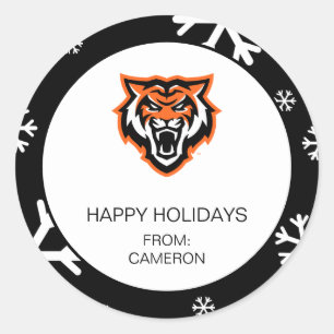 Idaho State University Bengals Spirit Design Classic Round Sticker