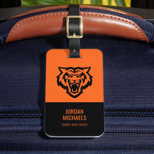 Idaho State University Bengals Spirit Design Luggage Tag (Front Insitu 2)