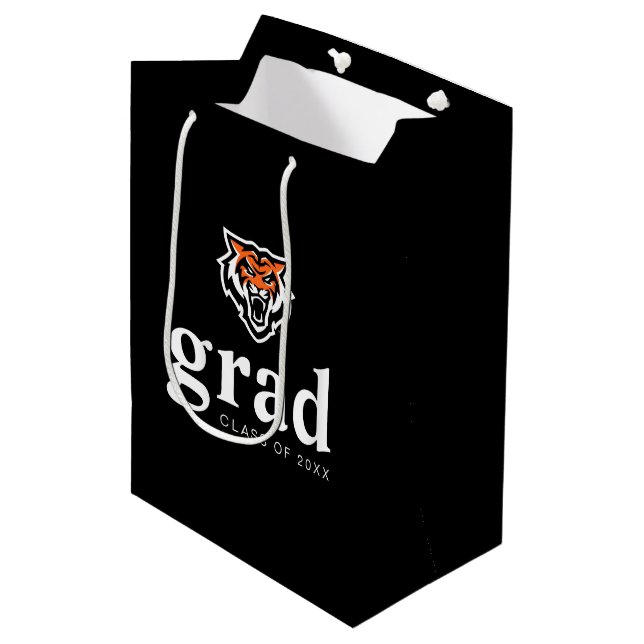 Idaho State University Bengals Spirit Design Medium Gift Bag (Front Angled)