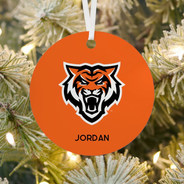Idaho State University Bengals Spirit Design Metal Ornament (Insitu)