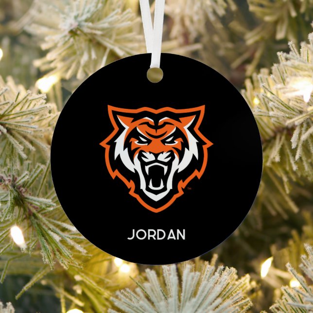 Idaho State University Bengals Spirit Design Metal Ornament (Insitu)