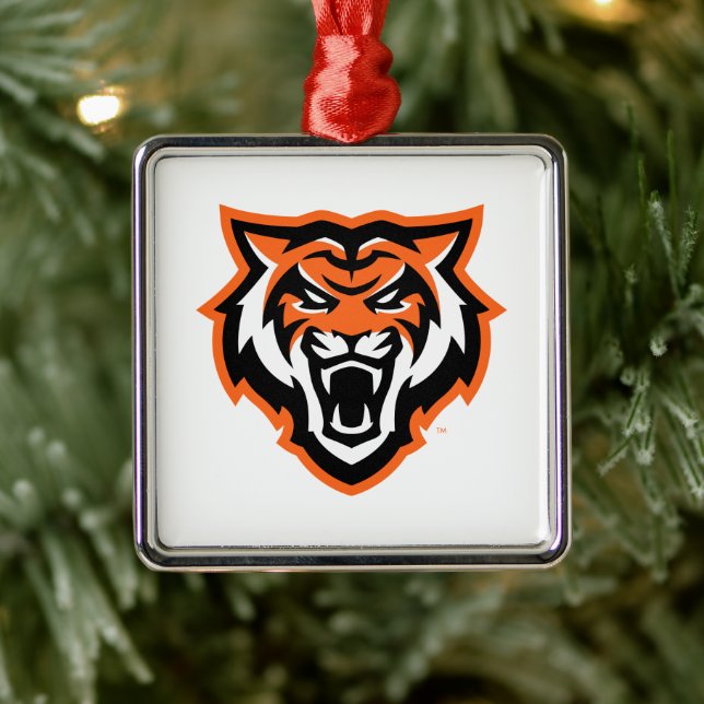 Idaho State University Bengals Spirit Design Metal Ornament (Tree)