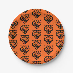 Idaho State University Bengals Spirit Design Paper Plate