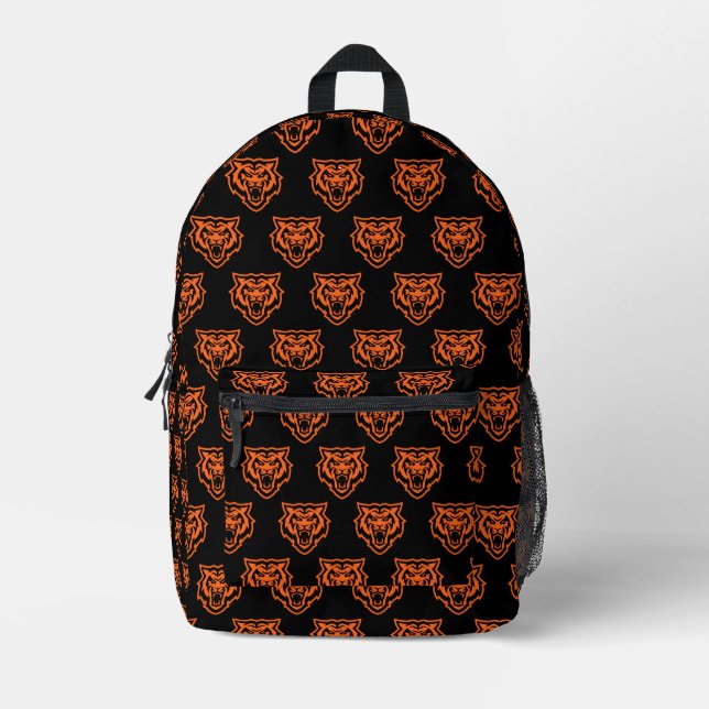 Idaho State University Bengals Spirit Design Printed Backpack (Front)