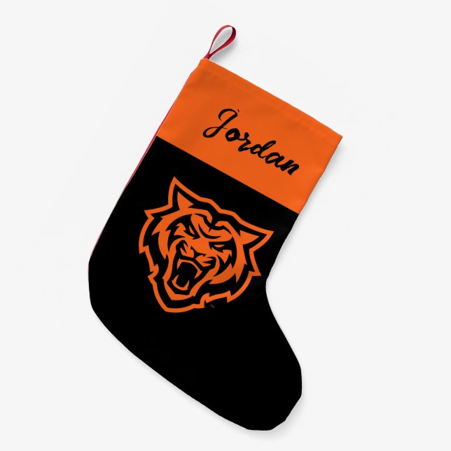 Idaho State University Bengals Spirit Design Small Christmas Stocking (Front (Hanging))