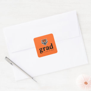 Idaho State University Bengals Spirit Design Square Sticker