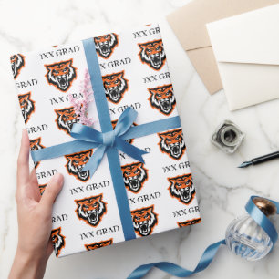 Idaho State University Bengals Spirit Design Wrapping Paper