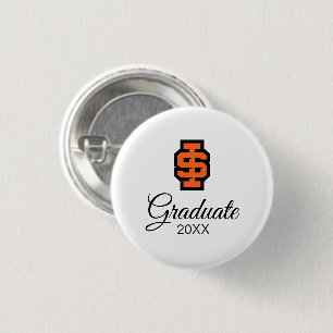 Idaho State University Bold Bengals Logo 1 Inch Round Button