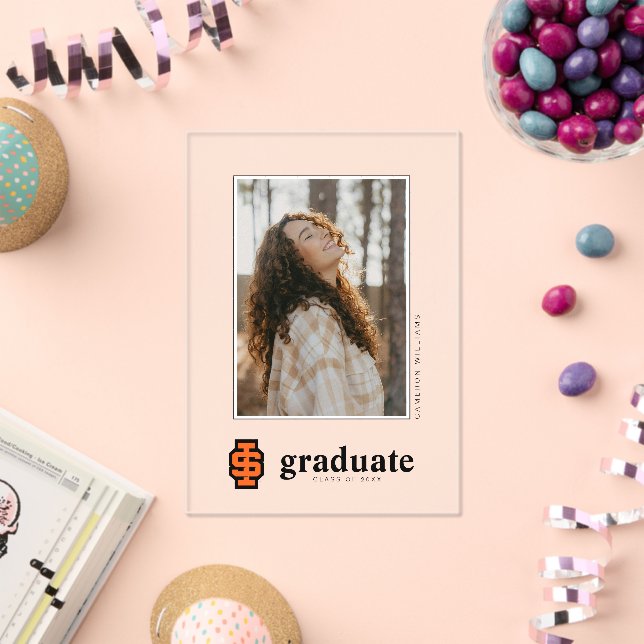 Idaho State University Bold Bengals Logo Acrylic Invitations (Insitu (Celebration))