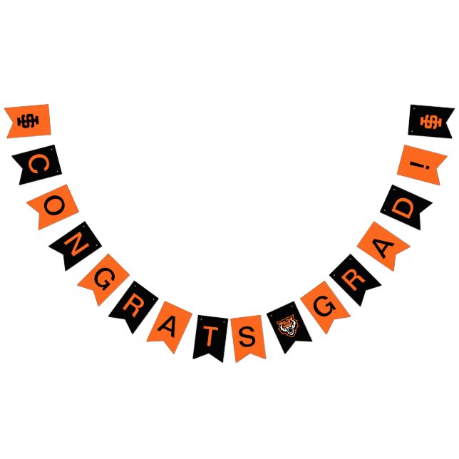 Idaho State University Bold Bengals Logo Bunting Flags (All)