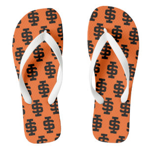 Idaho State University Bold Bengals Logo Flip Flops