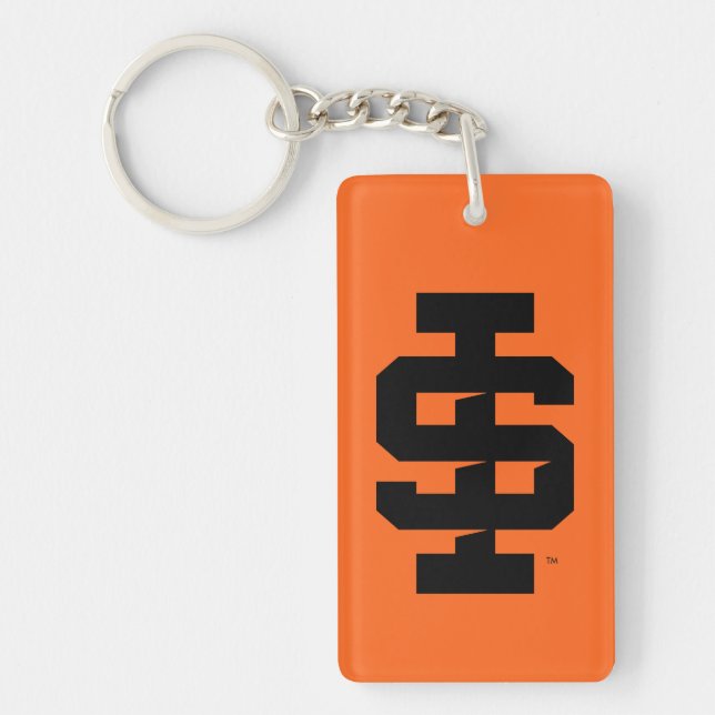 Idaho State University Bold Bengals Logo Keychain (Front)