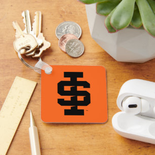 Idaho State University Bold Bengals Logo Keychain