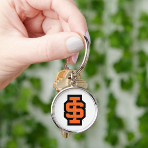 Idaho State University Bold Bengals Logo Keychain