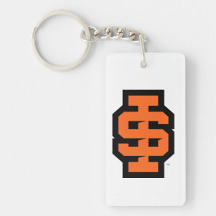 Idaho State University Bold Bengals Logo Keychain